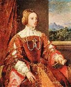 TIZIANO Vecellio Empress Isabel of Portugal r oil painting on canvas